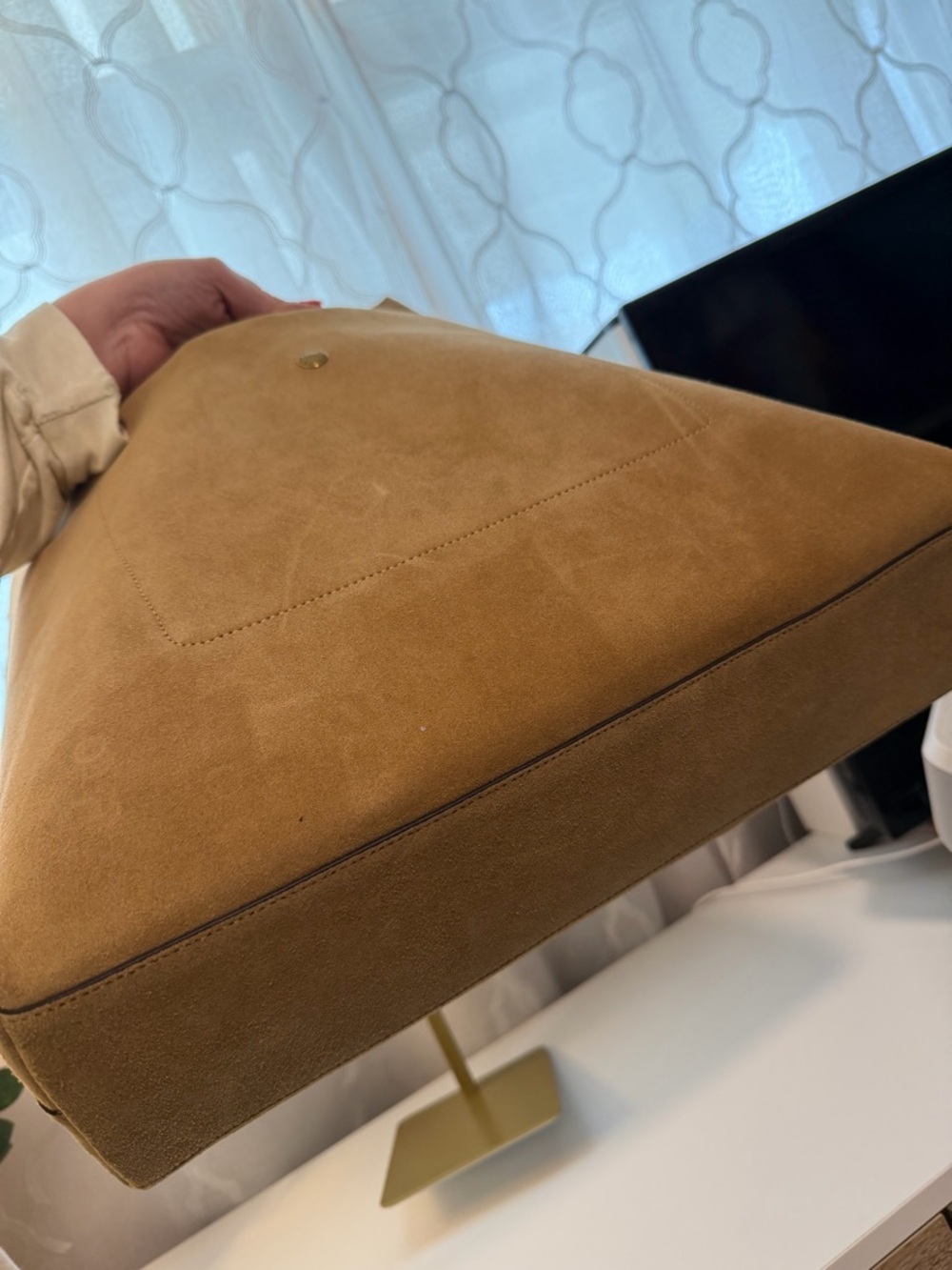 Coach Brooklyn 39 Tan Leather Slouch Shoulder Bag - Picture 8 of 10